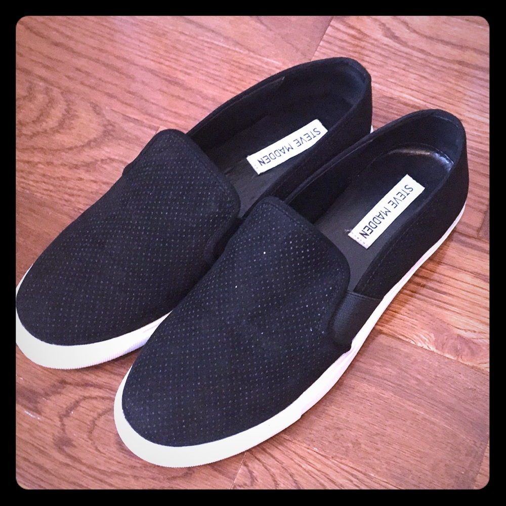 Steve Madden Suede Slip on Sneakers Size 8